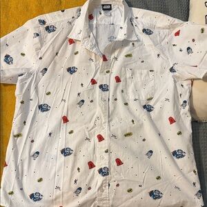 Star Wars Men's White Graphic Shirt